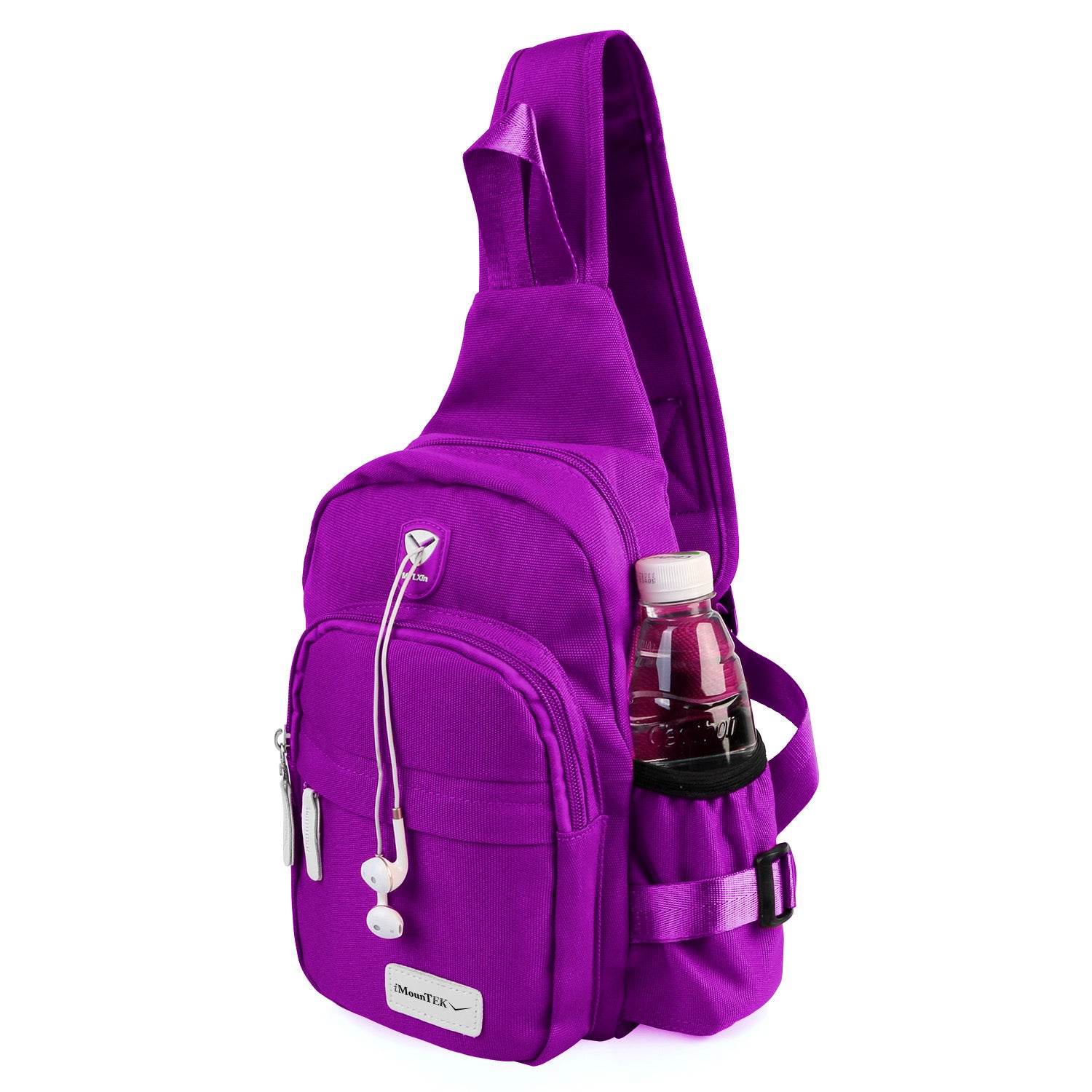 Unisex Sling Backpack Nylon Chest Shoulder Crossbody Bag Travel Sports Cycle