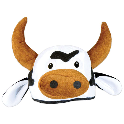 Beistle Cow Head Hat - Farm | Party Supply | Decoration