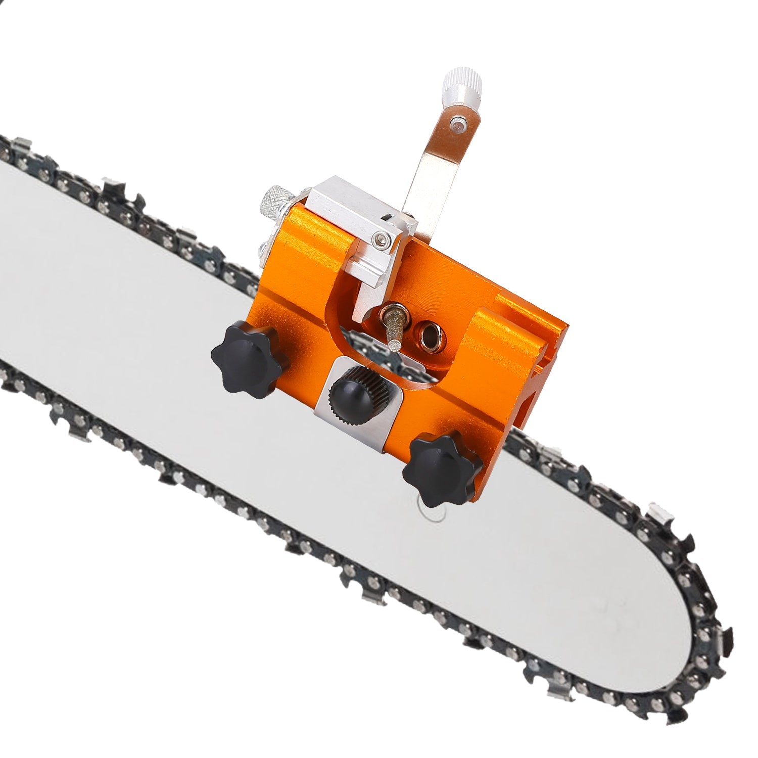 Chainsaw Chain Sharpening Jig Universal Chainsaw Sharpener Kit Hand Crank C 6567
