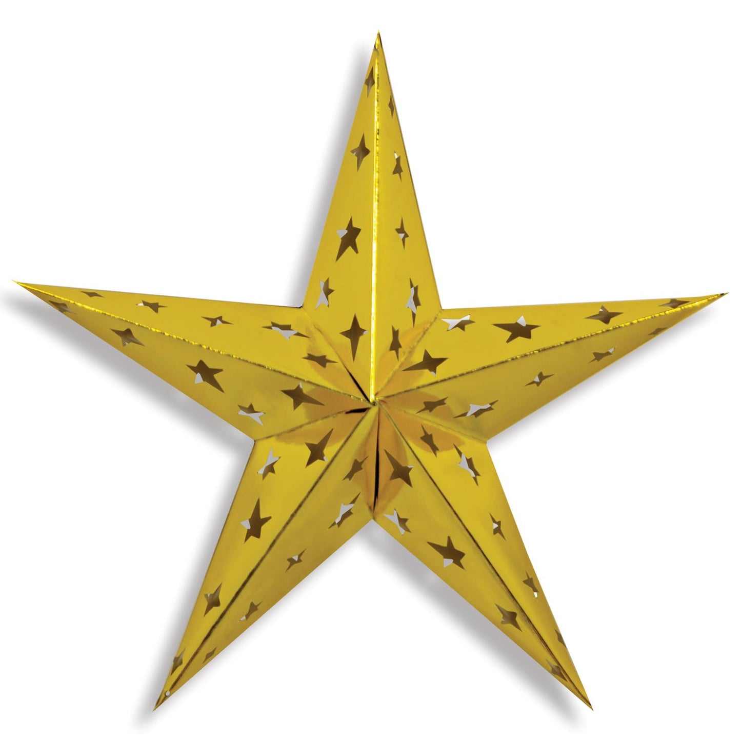 Beistle Gold Dimensional Foil Star - General Occasion | Party Supply