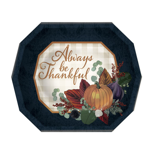 Beistle Fall Thanksgiving Dinner Plates - Thanksgiving/Fall | Party Supply