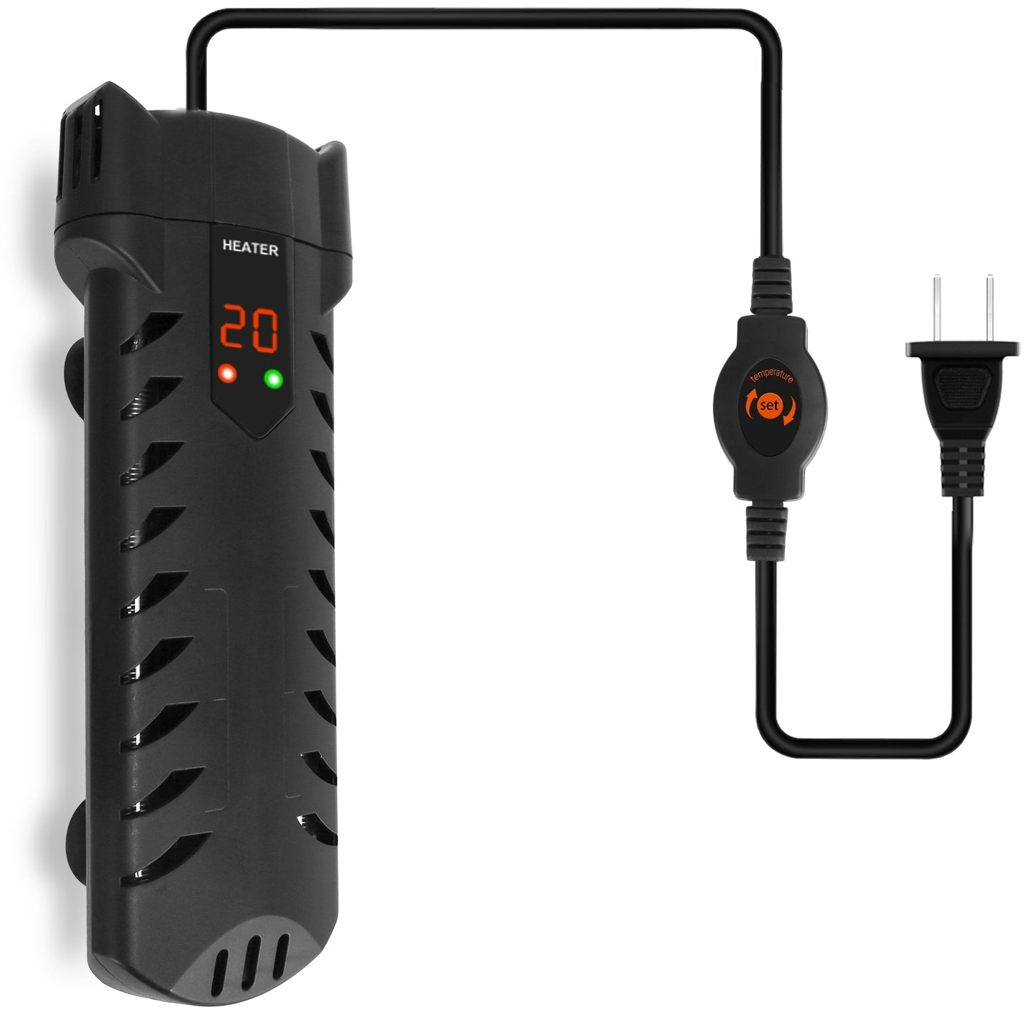 500W Submersible Aquarium Heater Temperature Adjustable External Controller