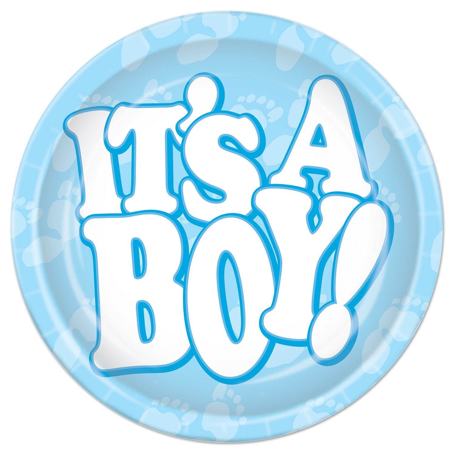Beistle It's A Boy! Dessert Plates - Baby Shower | Party Supply | Decoration