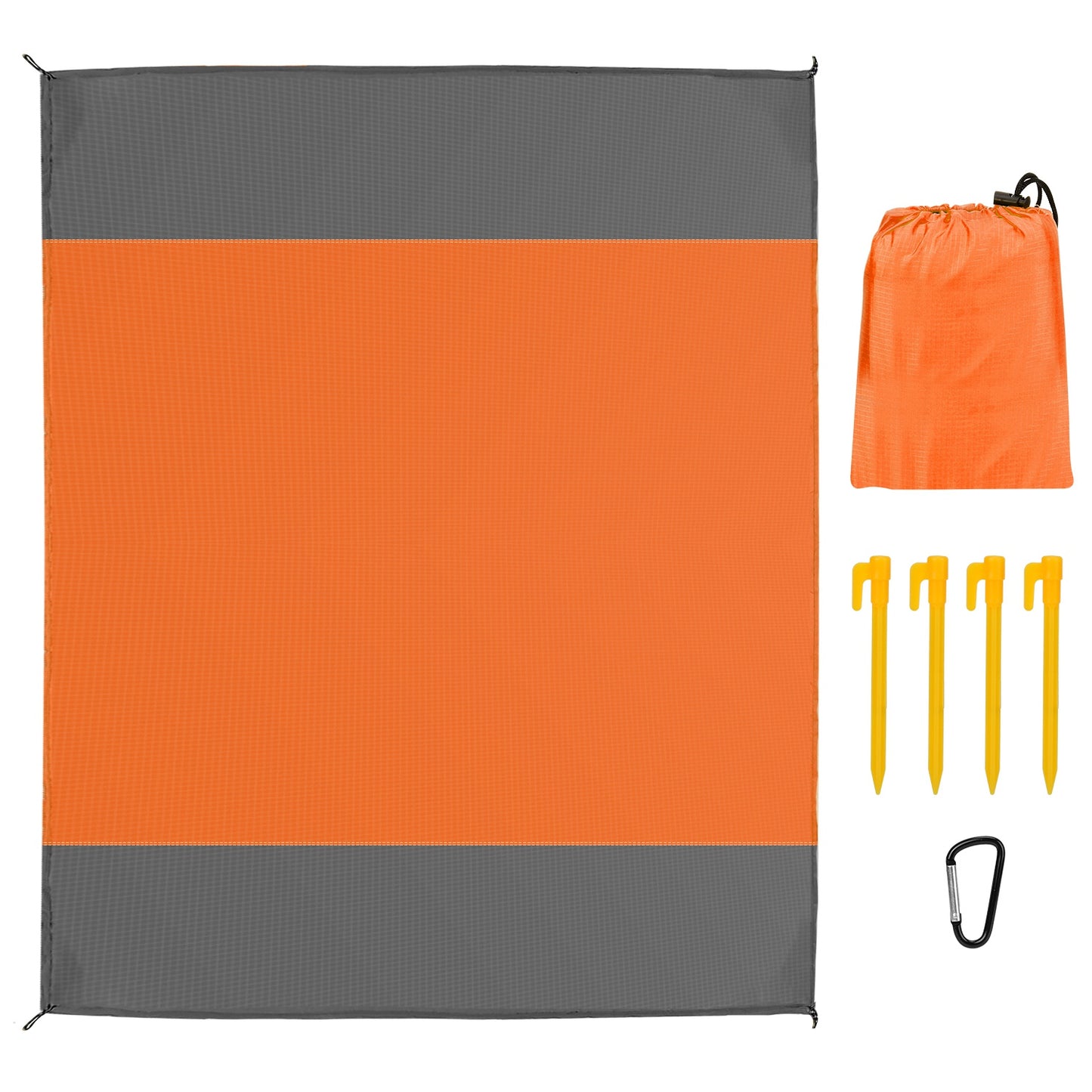 108x96.46in Sand Proof Picnic Blanket Water Resistant Foldable Camping Beac 4552