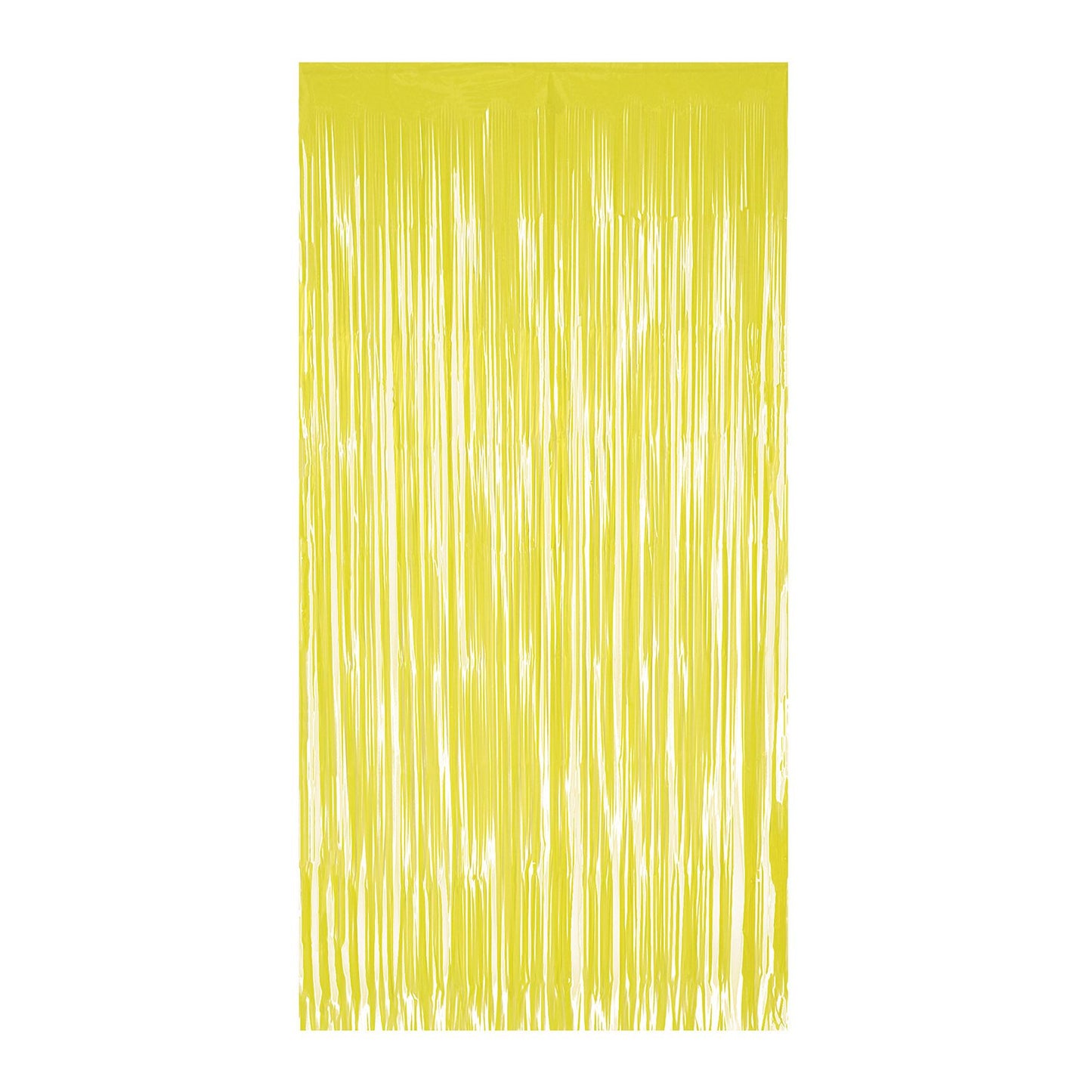 Beistle 1-Ply Plastic Fringe Curtain - Yellow - General Occasion | Party