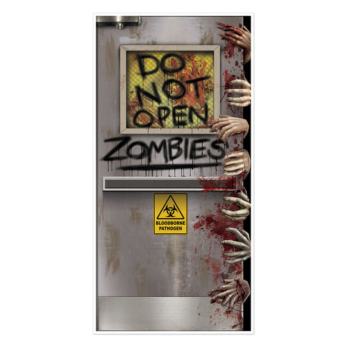Beistle Zombies Lab Door Cover - Halloween | Party Supply | Decoration