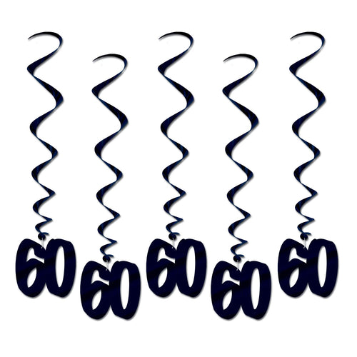 Beistle 60th Whirls - Over-The-Hill | Party Supply | Decoration