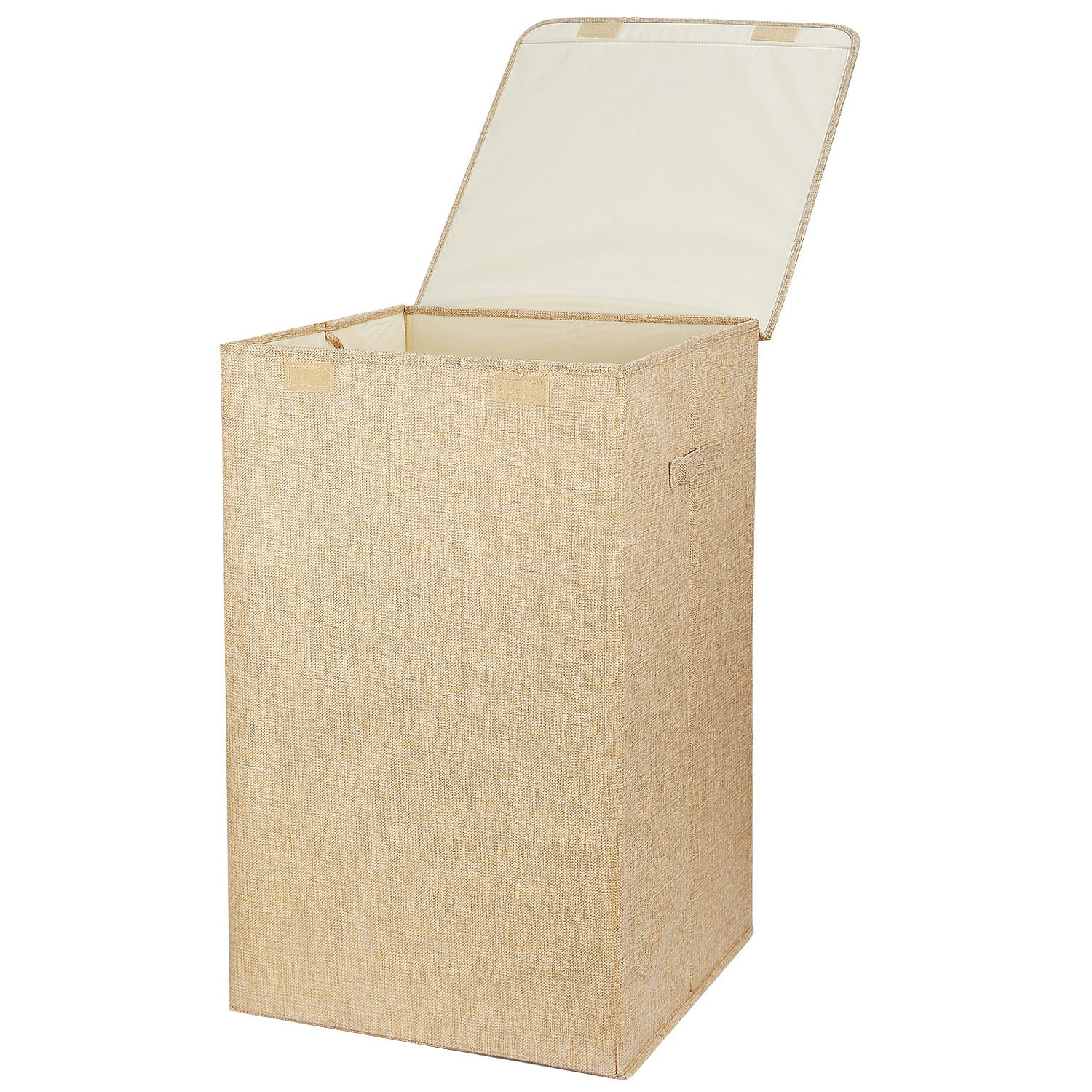 Foldable Laundry Hampers Washing Clothes Laundry Basket w/ Lid Handles Storage
