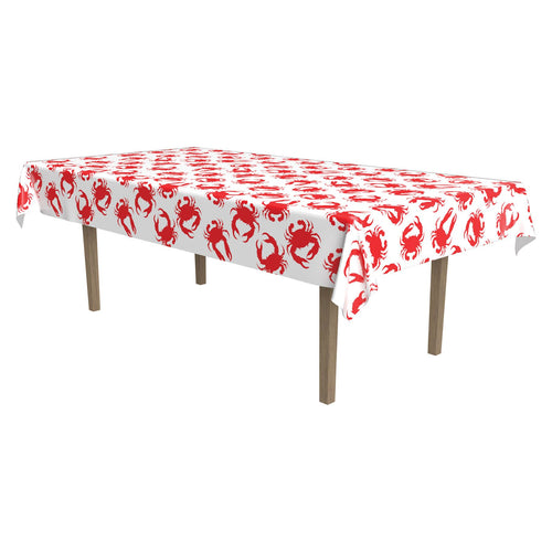 Beistle Crab Tablecover - Luau | Party Supply | Decoration