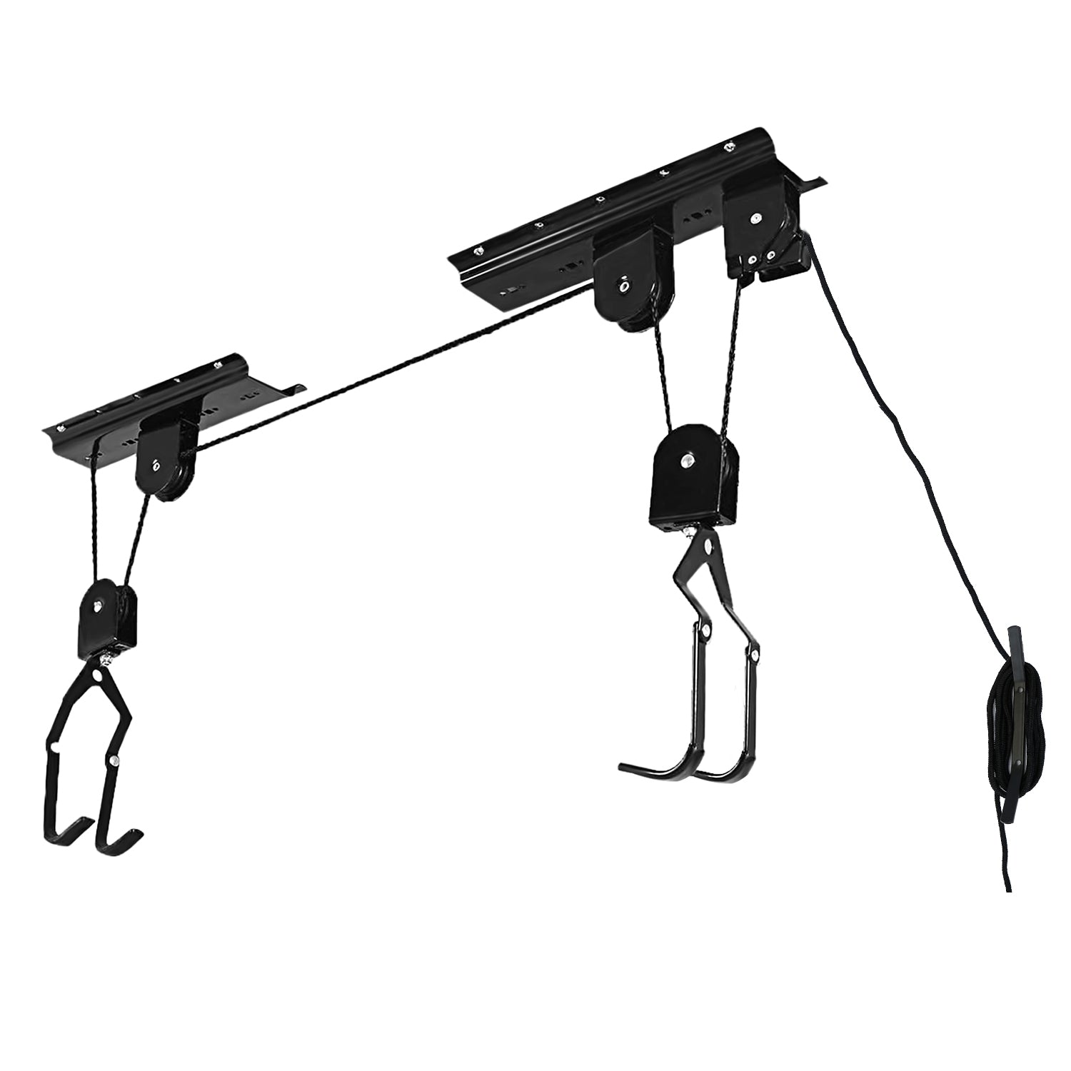 Bike Lift Ceiling Storage Mount 50LBS Load Bicycle Hoist Pulley Rack Heavy Duty