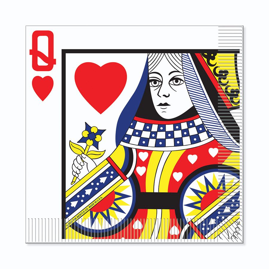 Beistle Queen Of Hearts Luncheon Napkins - Casino | Party Supply | Decoration
