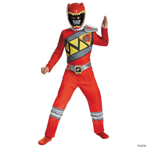 Boys Classic Red Ranger Dino Costume