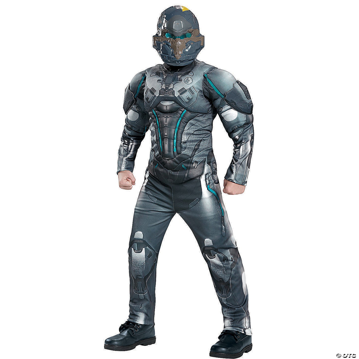 Boys Muscle Halo Spartan Locke Costume