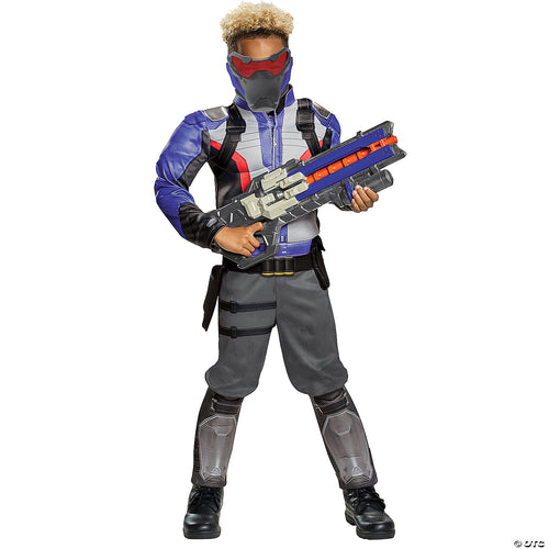 Boys Classic Muscle Overwatch Soldier: 76 Costume