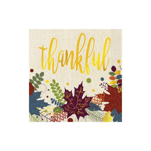 Beistle Friendsgiving Beverage Napkins - Thanksgiving/Fall | Party Supply