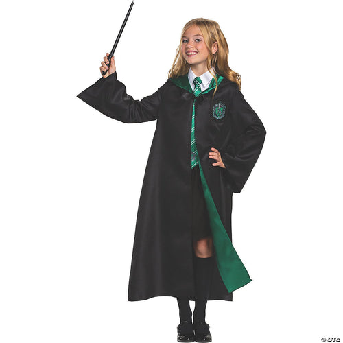 Kids Deluxe Harry Potter Slytherin Robe Costume