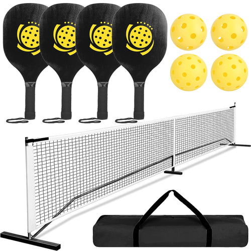 Portable Pickleball Net Set 22ft Regulation Size Net Pickle Ball Net System