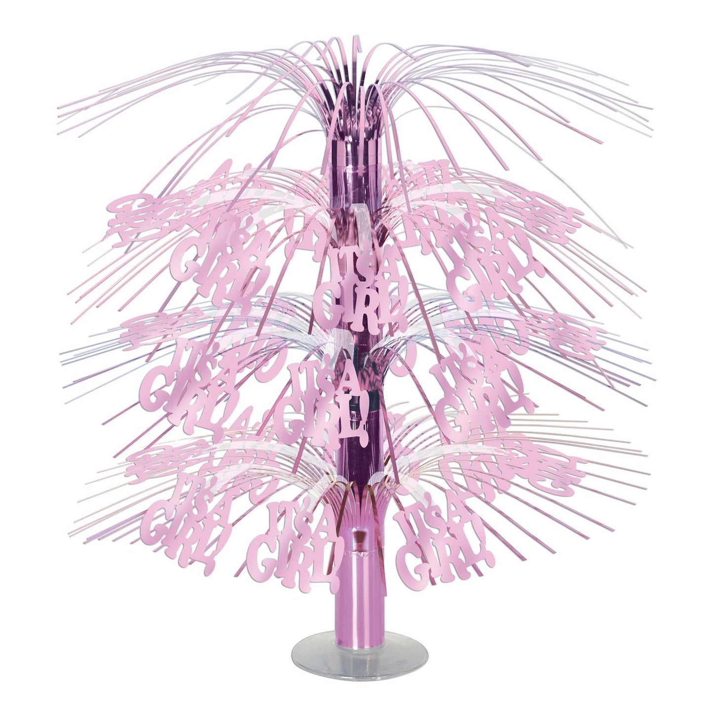 Beistle It's A Girl Cascade Centerpiece - Baby Shower | Party Supply