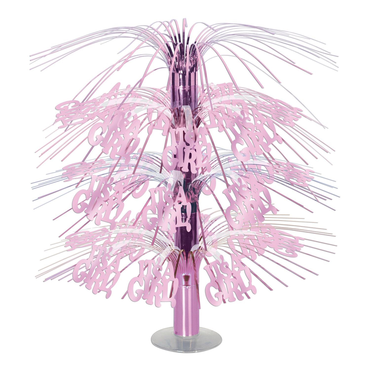 Beistle It's A Girl Cascade Centerpiece - Baby Shower | Party Supply