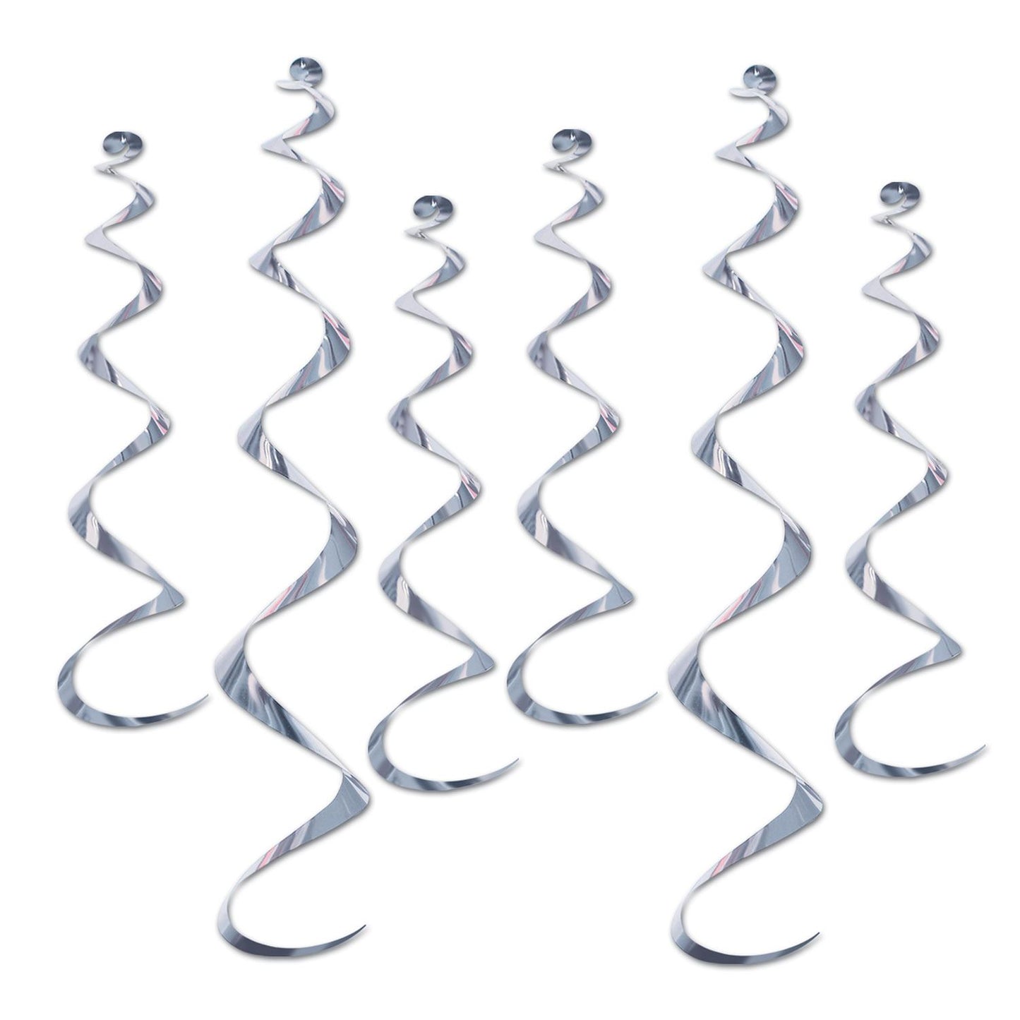 Beistle Silver Twirly Whirly - General Occasion | Party Supply | Decoration