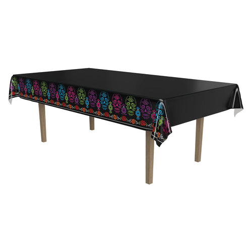 Beistle Day Of The Dead Tablecover | Party Supply | Decoration