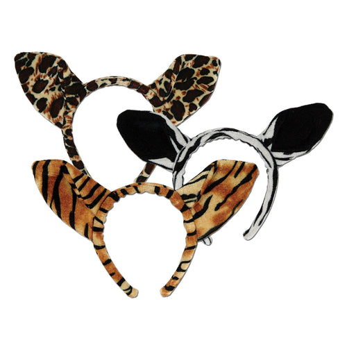 Beistle Soft Animal Ears Headband - Jungle | Party Supply | Decoration