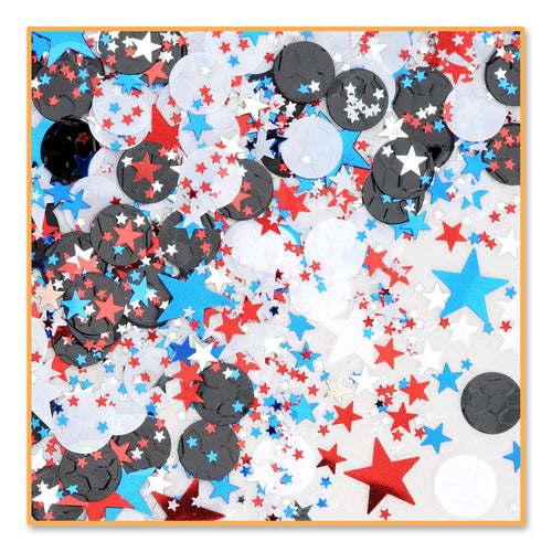 Beistle Soccer Star Confetti | Party Supply | Decoration