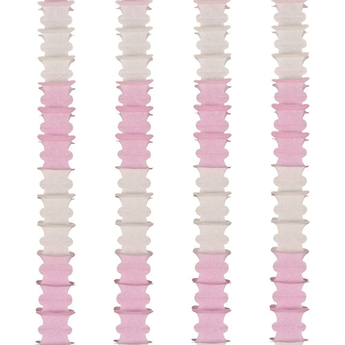 Beistle Ceiling Drops - Pink and White - General Occasion | Party Supply