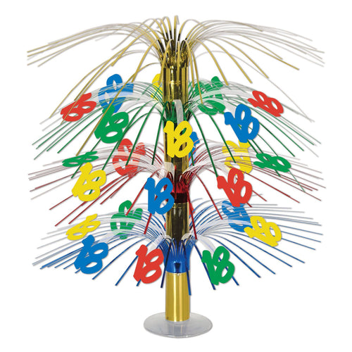 Beistle 18th Cascade Centerpiece - Birthday-Age Specific | Party Supply