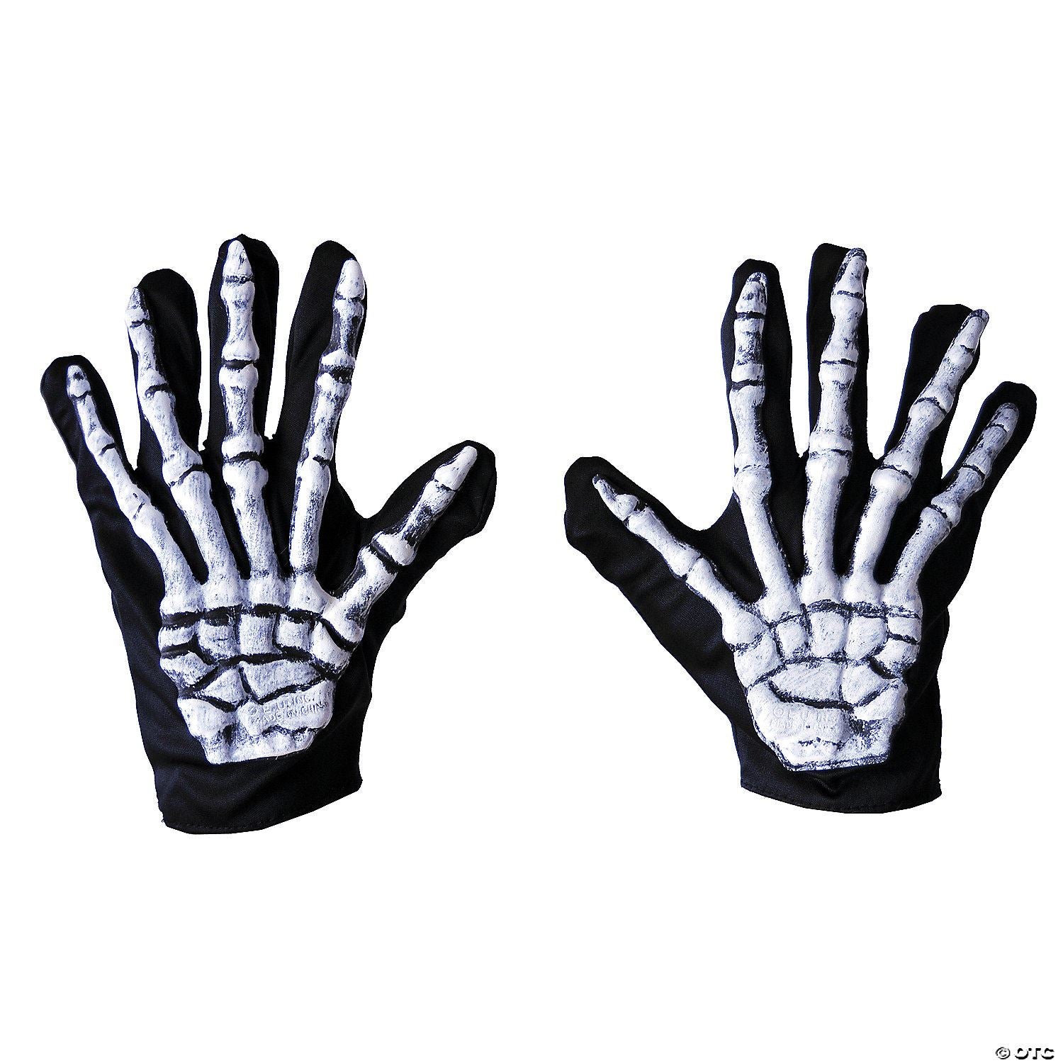 Gloves Skeleton Costume Accessories