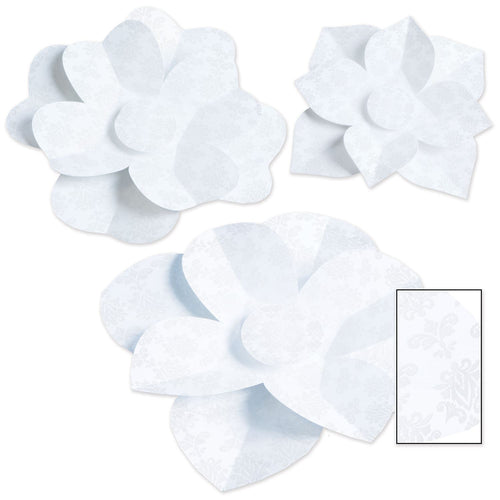 Beistle Paper Flowers - Wedding | Party Supply | Decoration