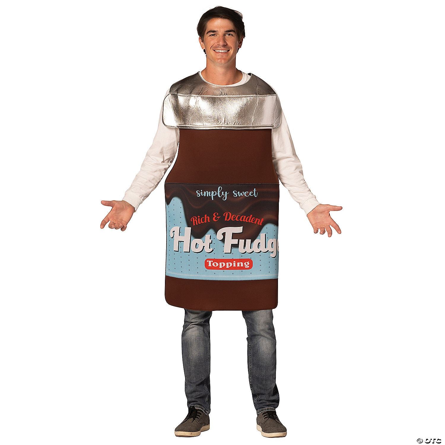 Unisex | Adults Hot Fudge Sauce Jar Costume