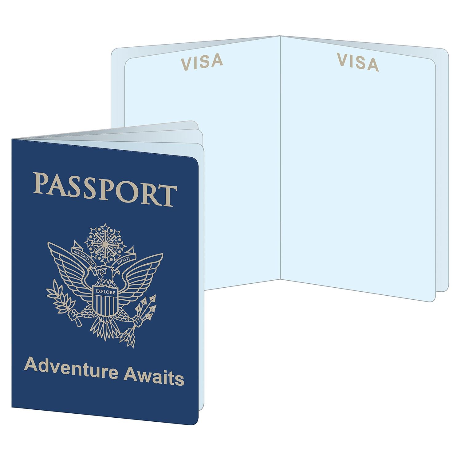 Beistle Around The World Passports | Party Supply | Decoration