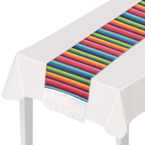Beistle Fiesta Fabric Table Runner - Fiesta/Cinco de Mayo | Party Supply