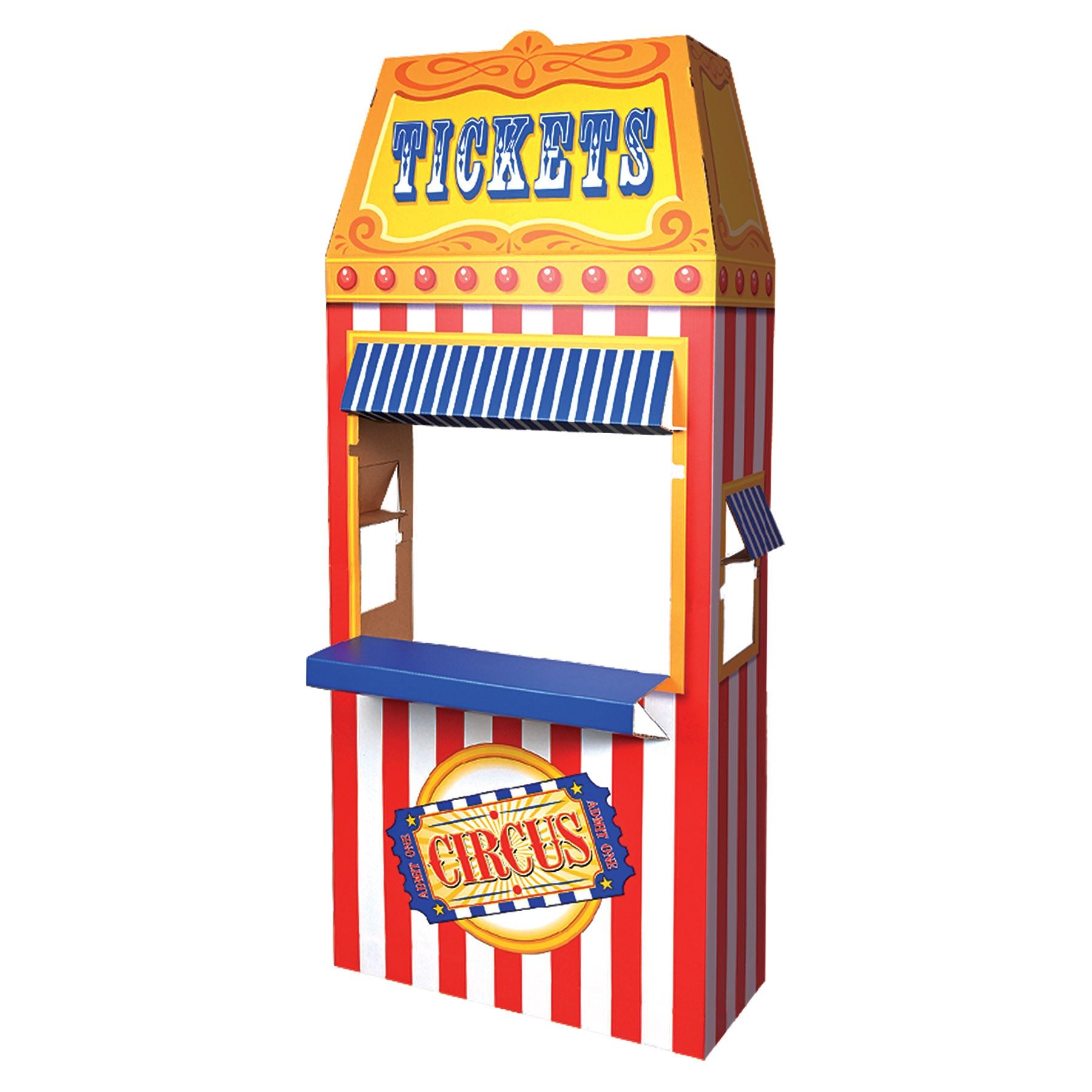 Beistle 3-D Circus Ticket Booth Prop | Party Supply | Decoration
