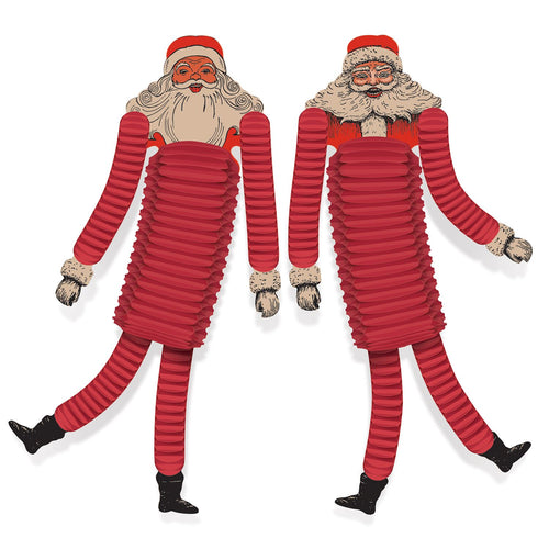 Beistle Vintage Christmas Santa Tissue Dancers - Christmas-Vintage | Party