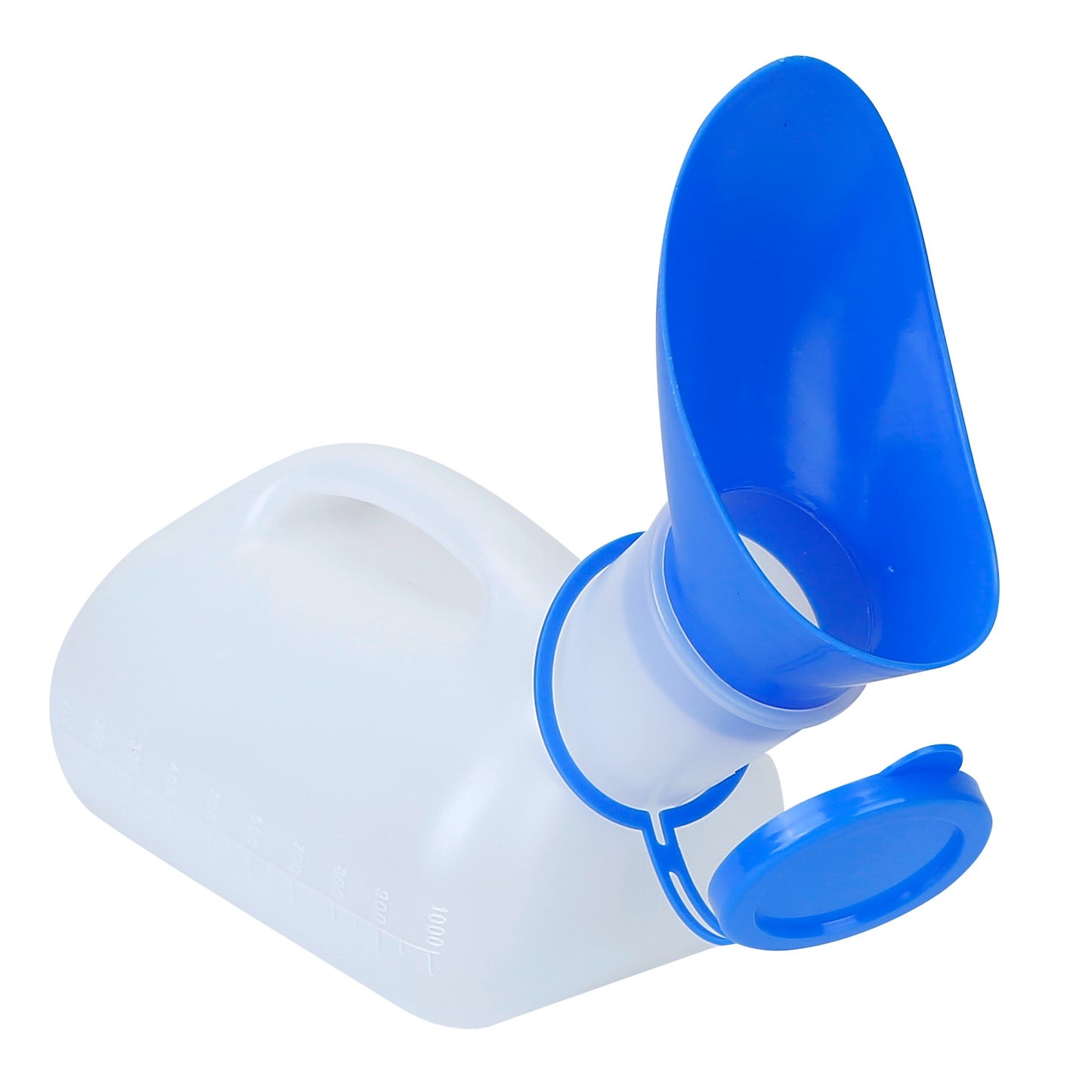 Unisex Potty Urinal Bottle 1000ML/33.8OZ Adult Emergency Urinal Device Portable