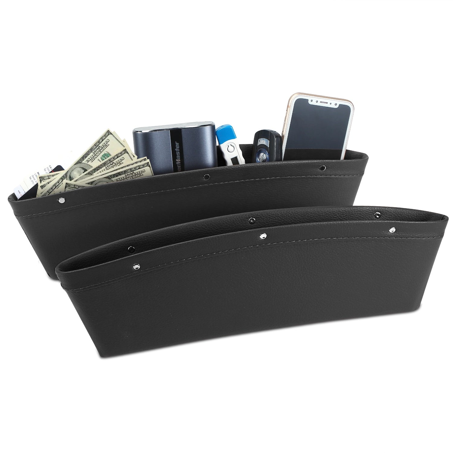 2-Pack Deluxe Seat-Wedge Organizer Car Peripheral Accessories Car & Truck Organi