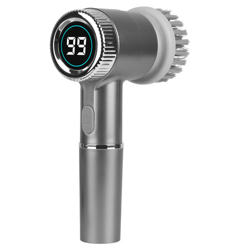 Electric Spin Scrubber Cordless Handheld Rechargeable Cleaning Brush With 5