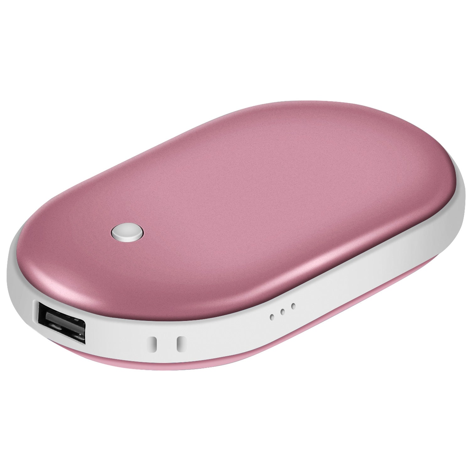 Portable Hand Warmer 5000mAh Power Bank Rechargeable Pocket Warmer Double-S 3986