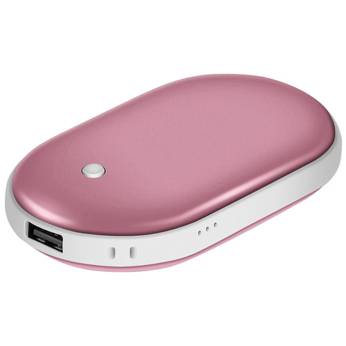 Portable Hand Warmer 5000mAh Power Bank Rechargeable Pocket Warmer Double-S 3986