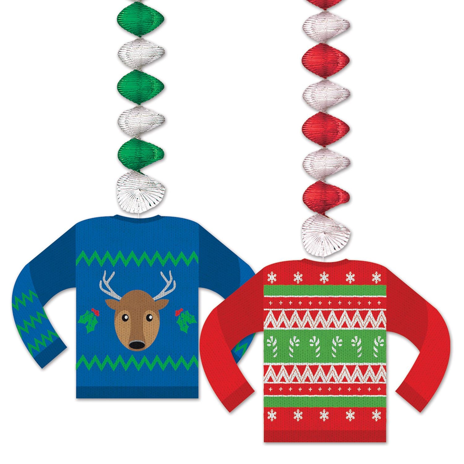 Beistle Ugly Sweater Danglers - Christmas/Winter | Party Supply | Decoration