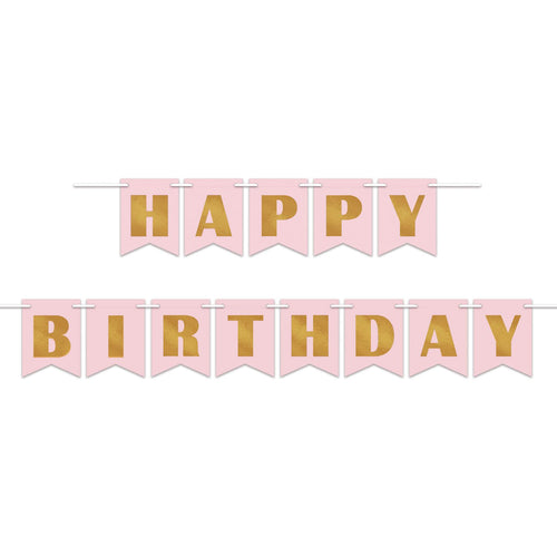 Beistle Foil Happy Birthday Streamer - Sweet 16 | Party Supply | Decoration