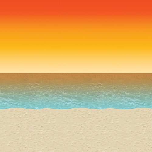 Beistle Luau Sunset Backdrop | Party Supply | Decoration