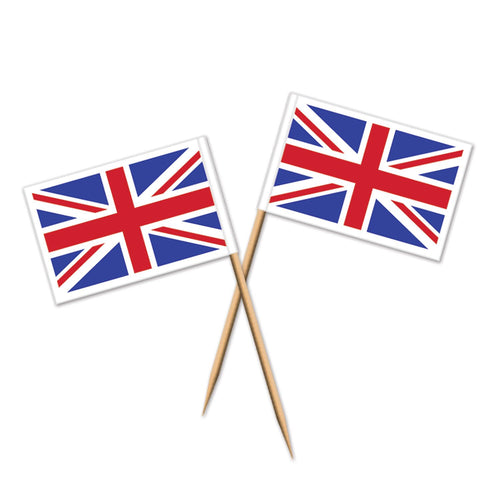 Beistle Union Jack Food Picks - Party Supply Decoration for British
