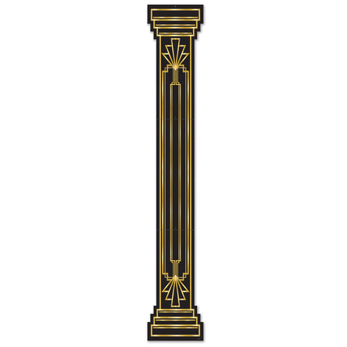 Beistle Jointed Great 20's Column Pull-Down Cutout | Party Supply | Decoration