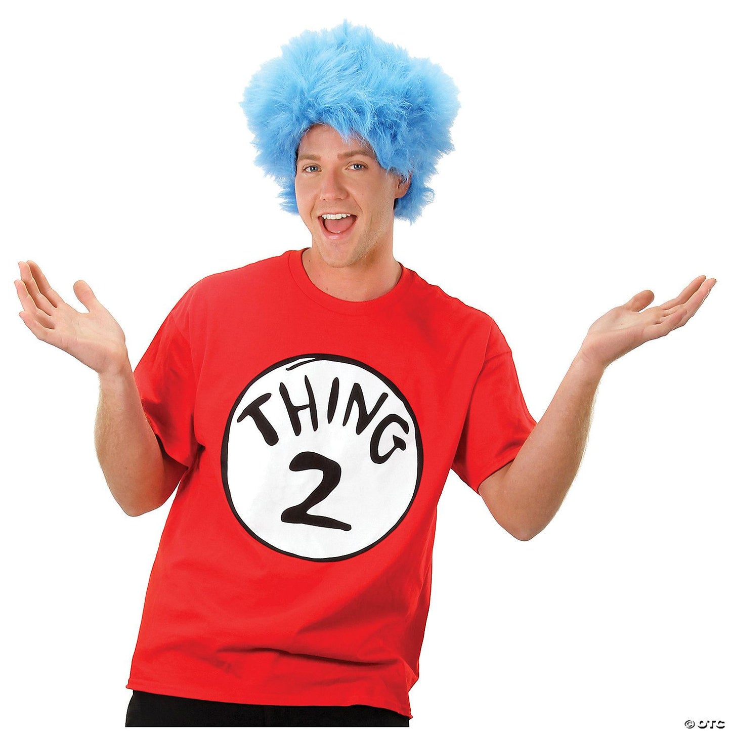 Cat In The Hat Thing 2 Shirt and Wig Set - Large
