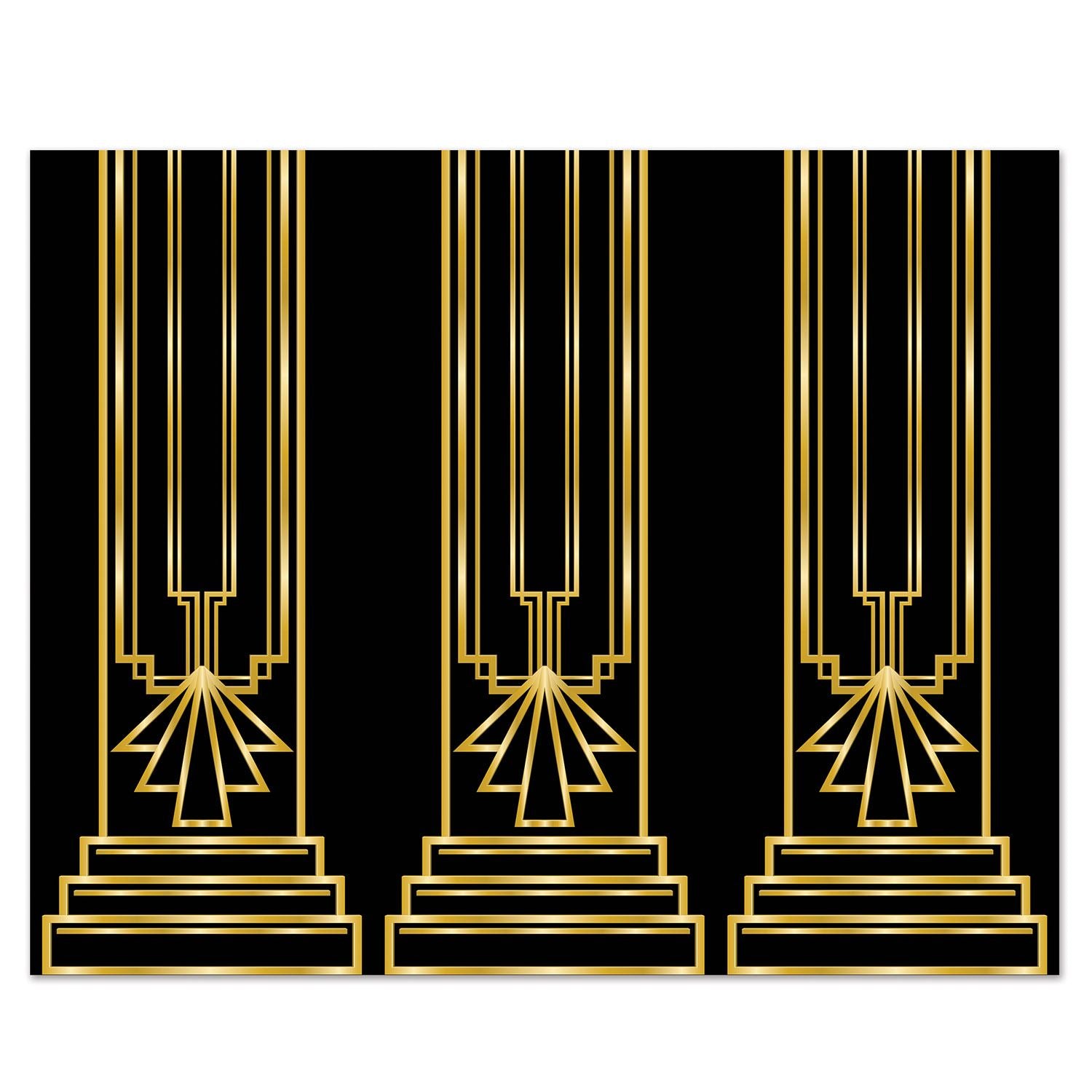 Beistle Great 20's Backdrop | Party Supply | Decoration