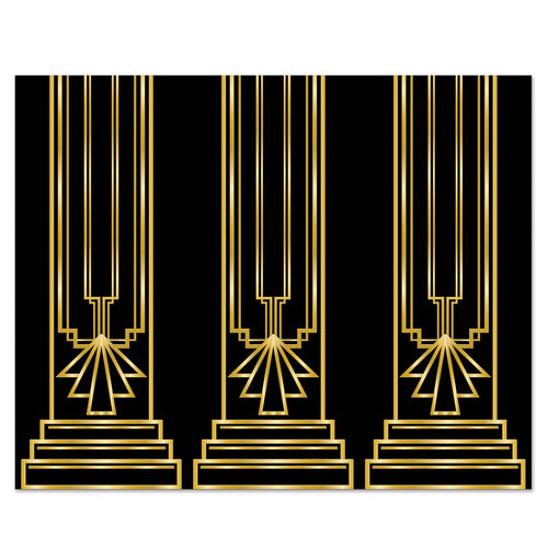 Beistle Great 20's Backdrop | Party Supply | Decoration