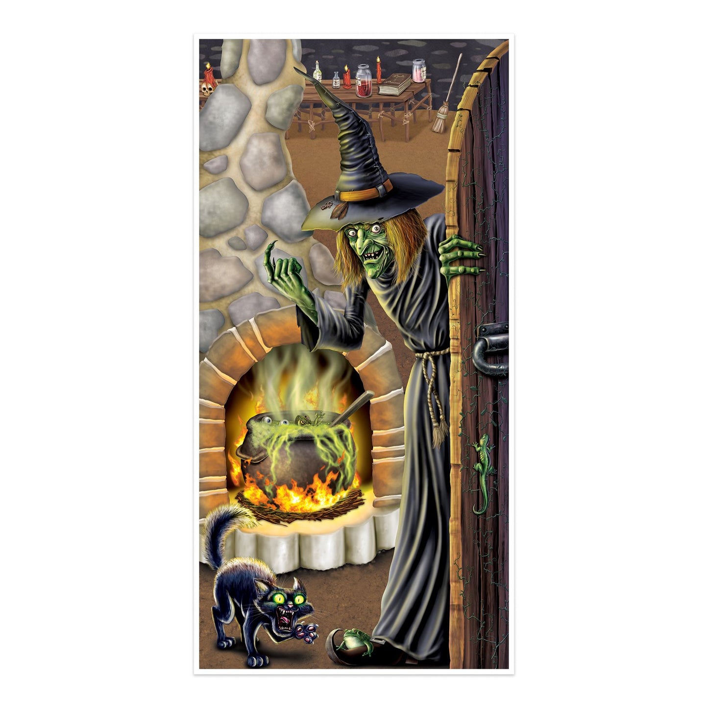 Beistle Witch's Brew Door Cover - Halloween | Party Supply | Decoration